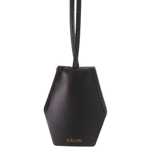 未使用 アーロン バケットバッグ S レザー ブラック ショルダーバッグ 黒 0545【中古】hALON メンズ