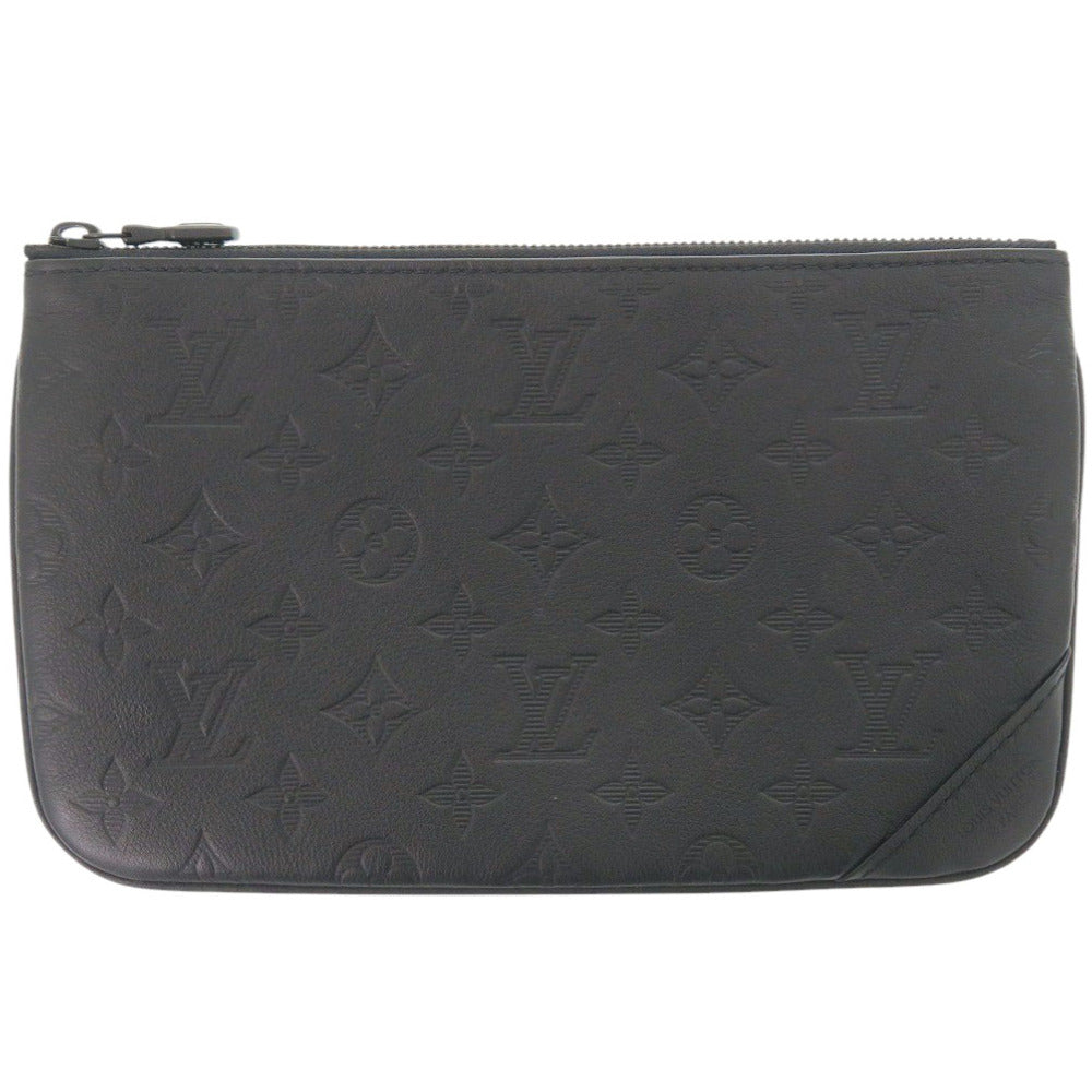 美品 ルイ ヴィトン トリオ メッセンジャー モノグラム シャドウ M46602 ポーチ LV 0553【中古】LOUIS VUITTON メンズ