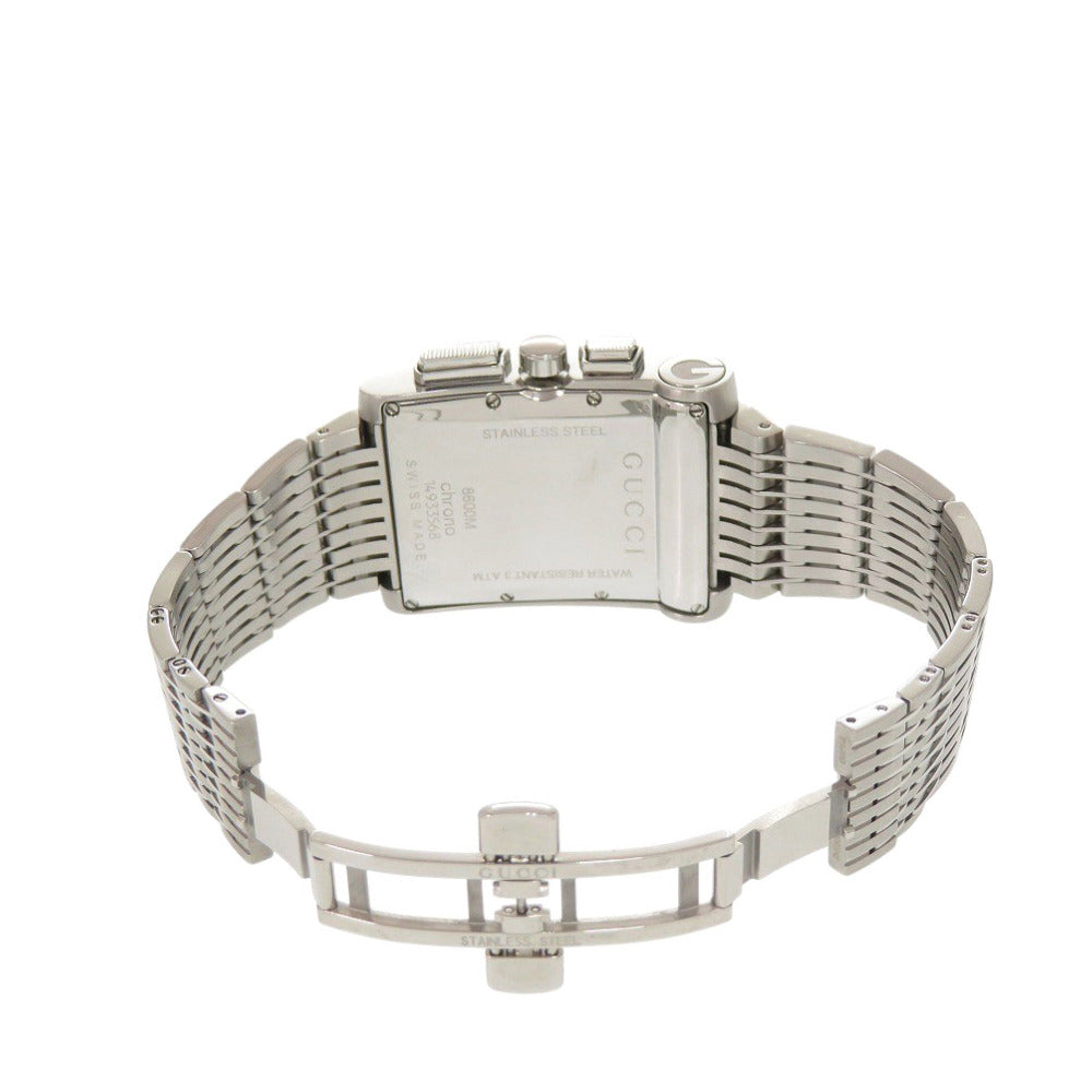 グッチ 8600M SS ブラック クオーツ 腕時計 黒文字盤 0563【中古】GUCCI