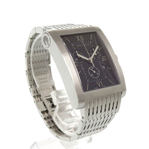 グッチ 8600M SS ブラック クオーツ 腕時計 黒文字盤 0563【中古】GUCCI