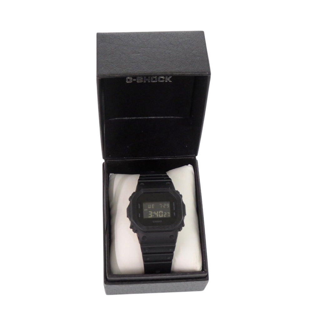 美品 カシオ G-SHOCK DW-5600BB-1JF 樹脂 ブラック クオーツ デジタル 腕時計 黒文字盤 Gショック 0567【中古】CASIO