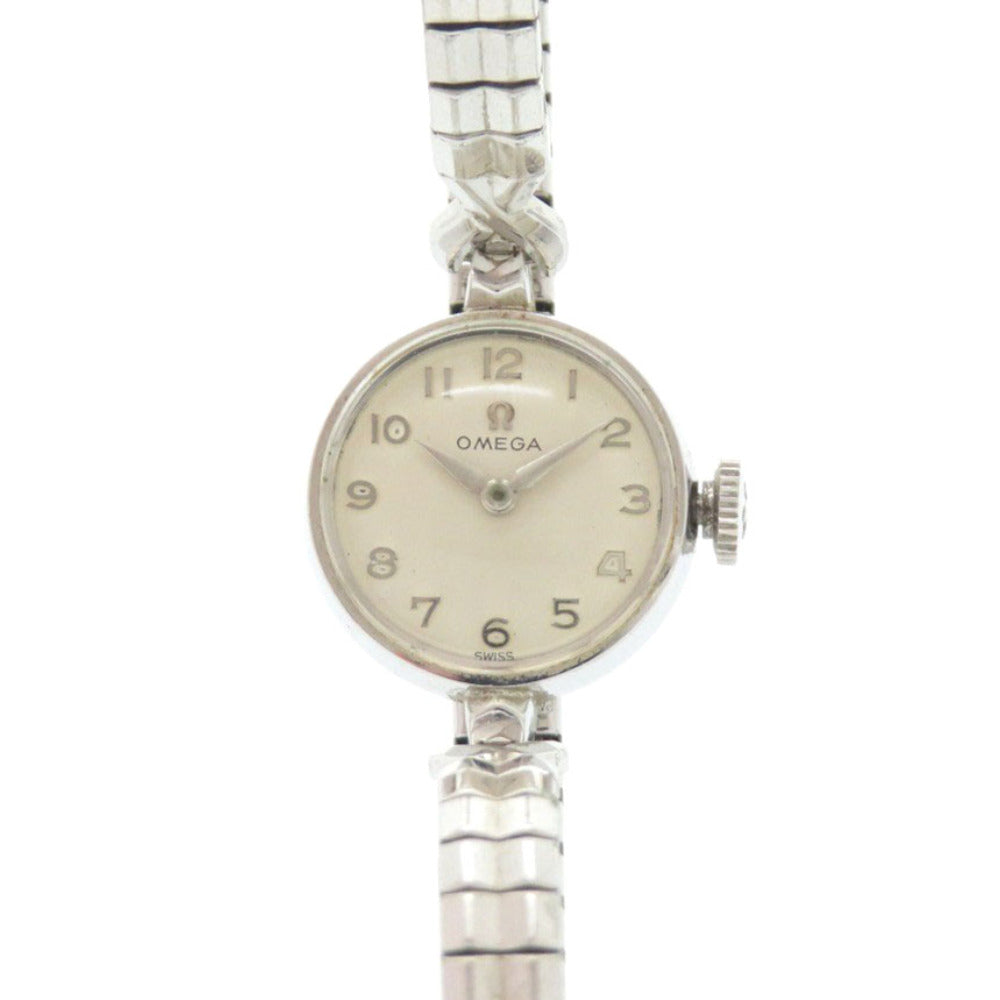 オメガ AA-5279 GP アイボリー 手巻き 腕時計 0569【中古】OMEGA