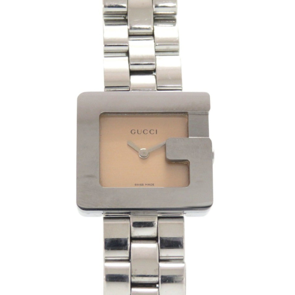 グッチ Gウォッチ 3600L SS オレンジ シルバー クオーツ 腕時計 0572【中古】GUCCI