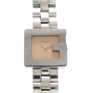 グッチ Gウォッチ 3600L SS オレンジ シルバー クオーツ 腕時計 0572【中古】GUCCI