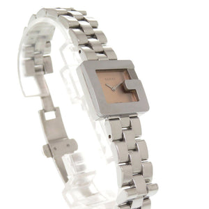 グッチ Gウォッチ 3600L SS オレンジ シルバー クオーツ 腕時計 0572【中古】GUCCI