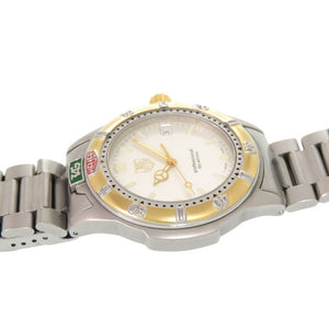 タグホイヤー 4000シリーズ プロフェッショナル 200M 995.706K SS シルバー ゴールド クオーツ 腕時計 0575【中古】TAG HEUER