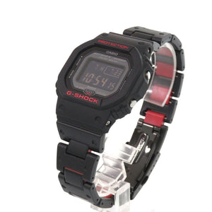 新品同様 カシオ G-SHOCK GW-B5600HR-1JF 樹脂 ブラック レッド タフソーラー デジタル 腕時計 黒 Gショック 0577【中古】CASIO