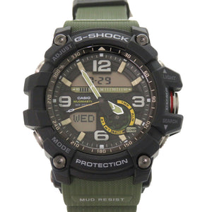 美品 カシオ G-SHOCK マッドマスター GG-1000-1A3JF 樹脂 SS ブラック カーキ クオーツ 腕時計 黒文字盤 Gショック 0578【中古】CASIO