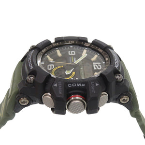 美品 カシオ G-SHOCK マッドマスター GG-1000-1A3JF 樹脂 SS ブラック カーキ クオーツ 腕時計 黒文字盤 Gショック 0578【中古】CASIO