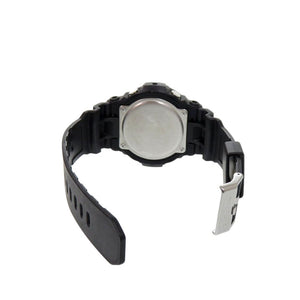 美品 カシオ G-SHOCK GAW-100B-1A2JF 樹脂 アルミ ブラック ブルー タフソーラー 腕時計 黒 Gショック 0579【中古】CASIO