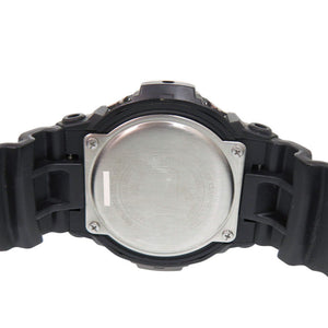 美品 カシオ G-SHOCK GAW-100B-1A2JF 樹脂 アルミ ブラック ブルー タフソーラー 腕時計 黒 Gショック 0579【中古】CASIO