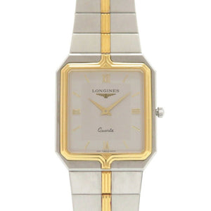 ロンジン フラッグシップ 962 4956 SS シルバー ゴールド クオーツ 腕時計 0581【中古】LONGINES