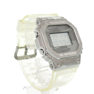 カシオ G-SHOCK GM-5600SCM-1JF Metal Covered カモフラージュ 迷彩柄 クオーツ デジタル 腕時計 SS 樹脂 グレー Gショック 0586【中古】CASIO