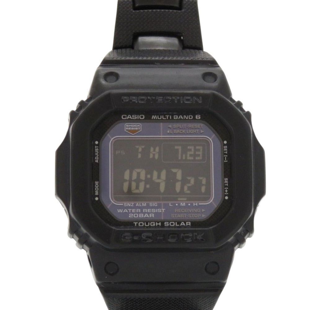 カシオ G-SHOCK GW-M5610BC 樹脂 ブラック タフソーラー デジタル 腕時計 黒 Gショック 0587【中古】CASIO