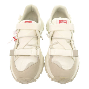 未使用 カンペール Drift Trail ドリフトトレイル サイズ40(25.5cm) スエード レザー ラバー ホワイト スニーカー 0614【中古】CAMPER