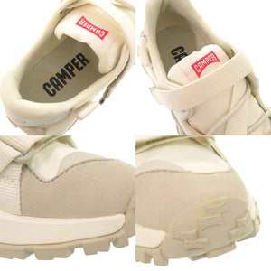 未使用 カンペール Drift Trail ドリフトトレイル サイズ40(25.5cm) スエード レザー ラバー ホワイト スニーカー 0614【中古】CAMPER