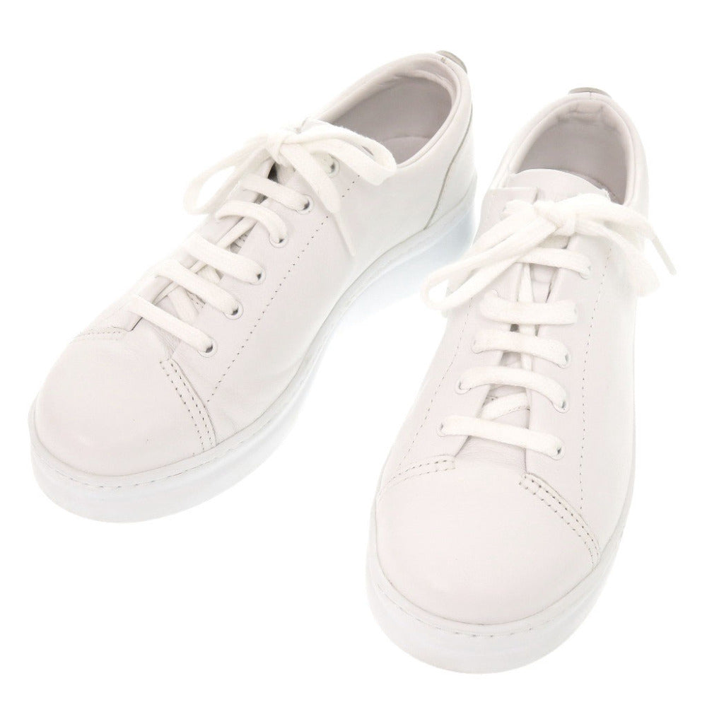 美品 カンペール Runner Up ランナーアップ サイズ37(23.5cm) K200508 レザー ホワイト スニーカー 白 0615【中古】CAMPER