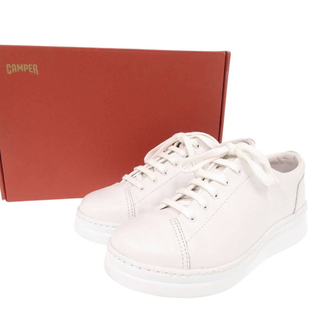 美品 カンペール Runner Up ランナーアップ サイズ37(23.5cm) K200508 レザー ホワイト スニーカー 白 0615【中古】CAMPER