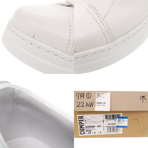 未使用 カンペール Runner Up ランナーアップ サイズ38(24cm) K200508 レザー ホワイト スニーカー 白 0616【中古】CAMPER