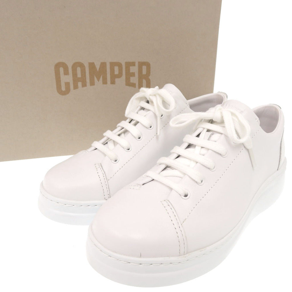 未使用 カンペール Runner Up ランナーアップ サイズ38(24cm) K200508 レザー ホワイト スニーカー 白 0616【中古】CAMPER