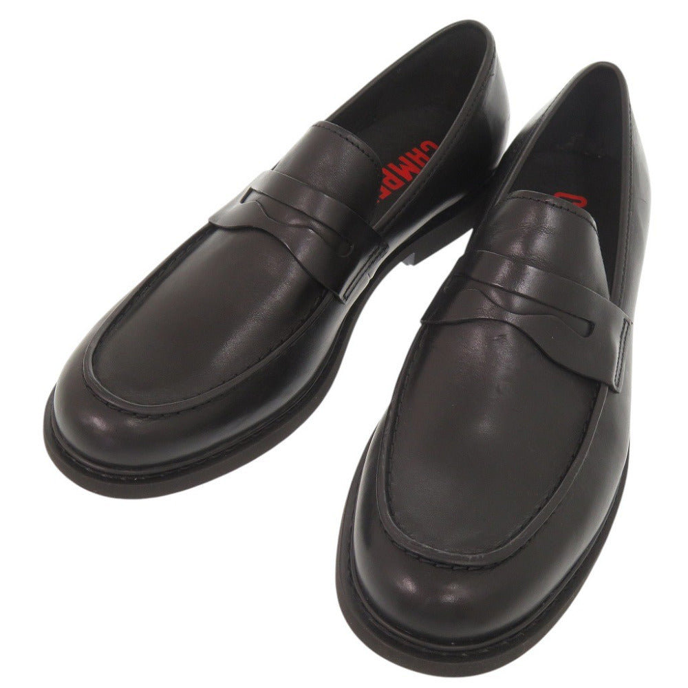未使用 カンペール Neuman ニューマン サイズ42(27cm) K100268 レザー ブラック ローファー 黒 0620【中古】CAMPER メンズ