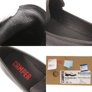 未使用 カンペール Neuman ニューマン サイズ42(27cm) K100268 レザー ブラック ローファー 黒 0620【中古】CAMPER メンズ