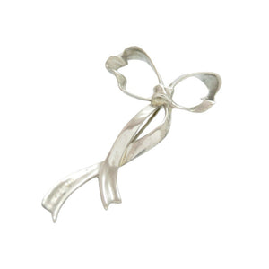 ティファニー リボン ブローチ シルバー925 シルバー 0632【中古】TIFFANY&Co.