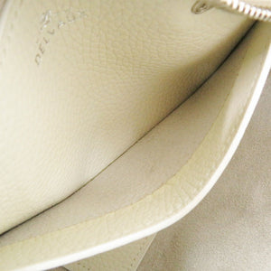 美品 デルボー クールボックス ミニ 2WAY レザー ホワイト ハンドバッグ 白 0638【中古】DELVAUX