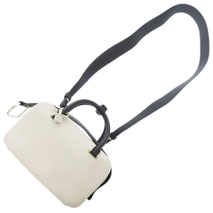 美品 デルボー クールボックス ミニ 2WAY レザー ホワイト ハンドバッグ 白 0638【中古】DELVAUX