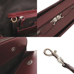 美品 モンブラン レザー ボルドー 2WAY ビジネスバッグ ブリーフケース 0696【中古】MONTBLANC メンズ