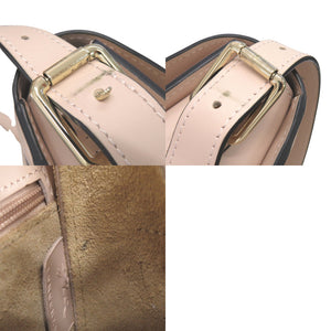 新品同様 ロンシャン ボックストロット レザー ピンク ショルダーバッグ 0711【中古】Longchamp