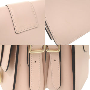 新品同様 ロンシャン ボックストロット レザー ピンク ショルダーバッグ 0711【中古】Longchamp