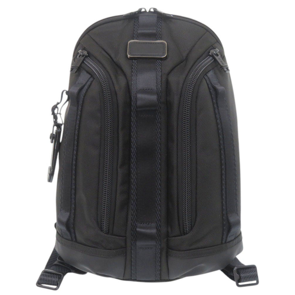 新品同様 トゥミ ナイト 2WAY ブラック スリングバッグ ボディバッグ リュックサック 黒 0712【中古】TUMI メンズ