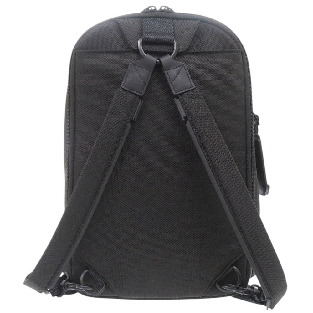 新品同様 トゥミ ナイト 2WAY ブラック スリングバッグ ボディバッグ リュックサック 黒 0712【中古】TUMI メンズ
