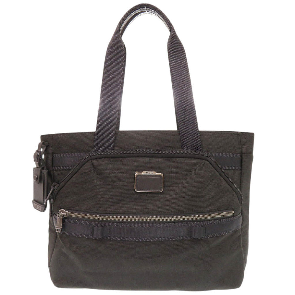 美品 トゥミ チャオ ナイロン ブラック トートバッグ ビジネスバッグ 黒 0713【中古】TUMI メンズ