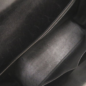 エルメス ケリー35 内縫い ソーブラック So Black ボックスカーフ ブラック □N刻印(2010年製) ブラック金具 ハンドバッグ 黒 0795【中古】HERMES
