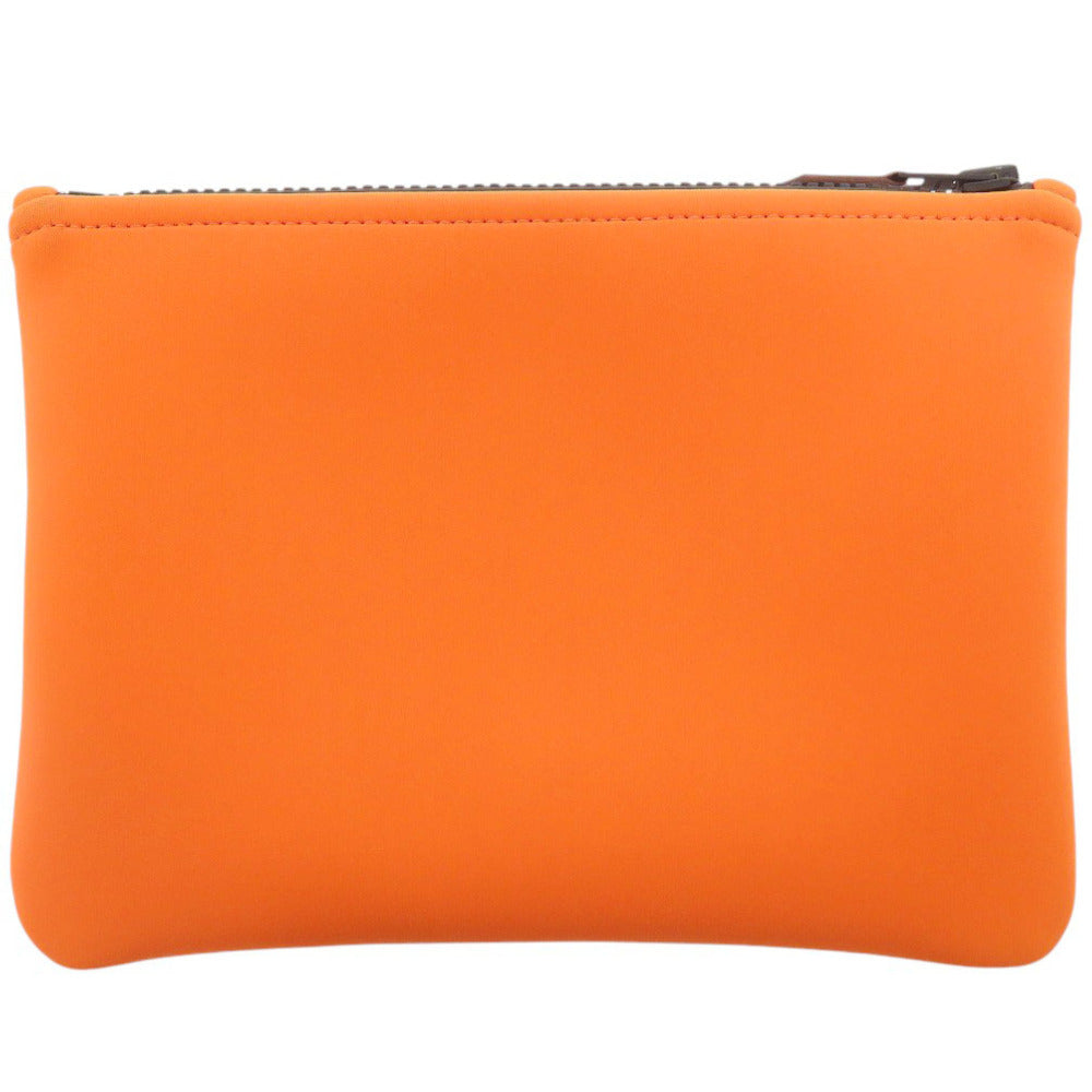 新品同様 エルメス ネオバン PM ポリアミド オレンジ ポーチ 0820【中古】HERMES