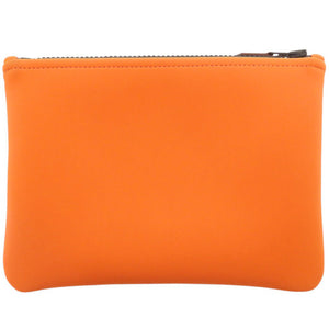 新品同様 エルメス ネオバン PM ポリアミド オレンジ ポーチ 0820【中古】HERMES