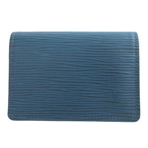 美品 ルイヴィトン エピ M60626 アンヴェロップ カルトドゥ ヴィジット ブルーセレスト カードケース 0834【中古】LOUIS VUITTON