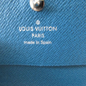 美品 ルイヴィトン エピ M60626 アンヴェロップ カルトドゥ ヴィジット ブルーセレスト カードケース 0834【中古】LOUIS VUITTON
