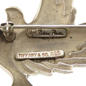 美品 ティファニー ピースバード 鳥 鳩 パロマピカソ シルバー925 シルバー ブローチ 0847【中古】TIFFANY&Co.