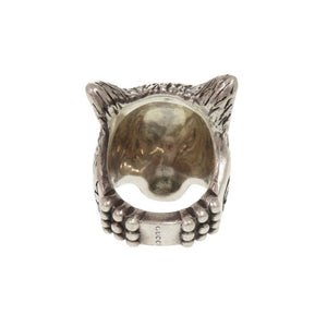 美品 グッチ アンガーフォレスト ウルフヘッド #20(18号) シルバー925 リング 指輪 シルバー 0850【中古】GUCCI
