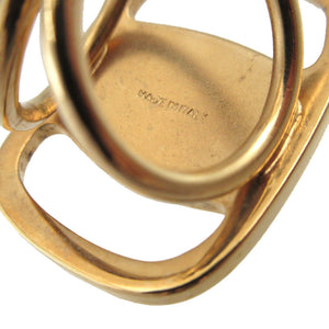美品 サルヴァトーレフェラガモ メタル ゴールド スカーフリング 0856【中古】Salvatore Ferragamo