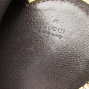 美品 グッチ ハート 152615 GGキャンバス レザー ベージュ アイボリー コインケース 財布 0874【中古】GUCCI