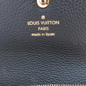 ルイヴィトン M81455 モノグラム アンプラント LV ポルトモネ ロザリ ICチップ ノワール 黒 2つ折り財布 財布 0928【中古】LOUIS VUITTON