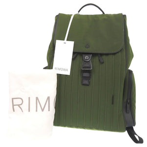 新品同様 リモワ Never Still フラップ バックパック ラージ ナイロン レザー カーキ リュック 1034【中古】RIMOWA