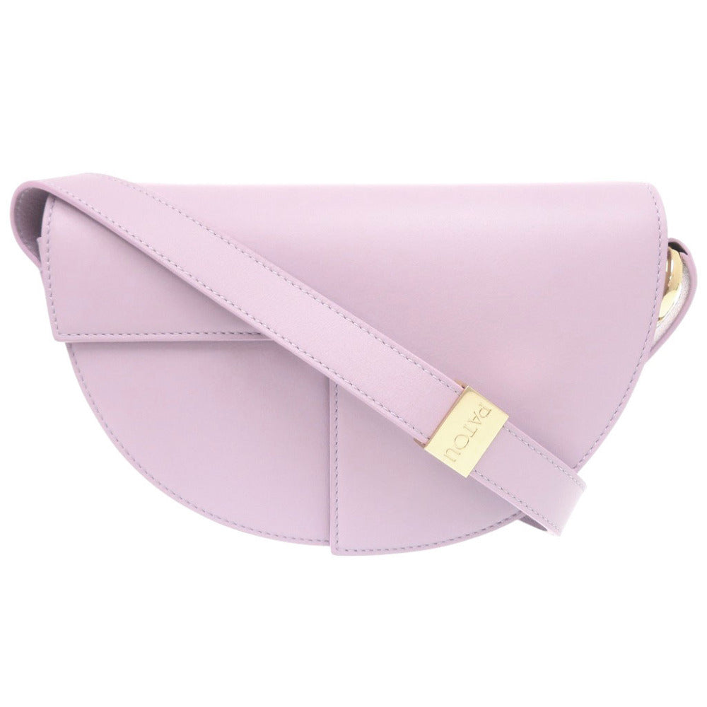 新品同様 パトゥ Le Patou レザー ラベンダー ショルダーバッグ 1035【中古】PATOU