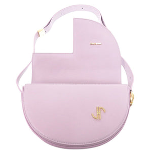 新品同様 パトゥ Le Patou レザー ラベンダー ショルダーバッグ 1035【中古】PATOU