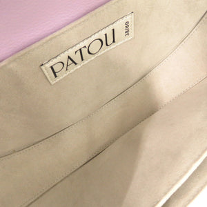 新品同様 パトゥ Le Patou レザー ラベンダー ショルダーバッグ 1035【中古】PATOU