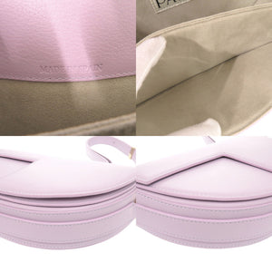 新品同様 パトゥ Le Patou レザー ラベンダー ショルダーバッグ 1035【中古】PATOU